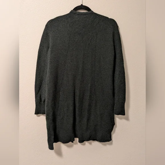 Madewell Kent Open-Front Cardigan In Forest Green - Picture 3 of 6